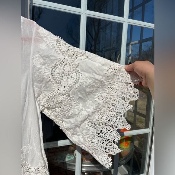 Anthropologie Eberjey Embroidered Castaway Coverup - Picture 7 of 11